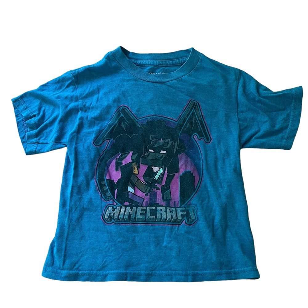 Minecraft crew neck graphic tee boy’s size extra small